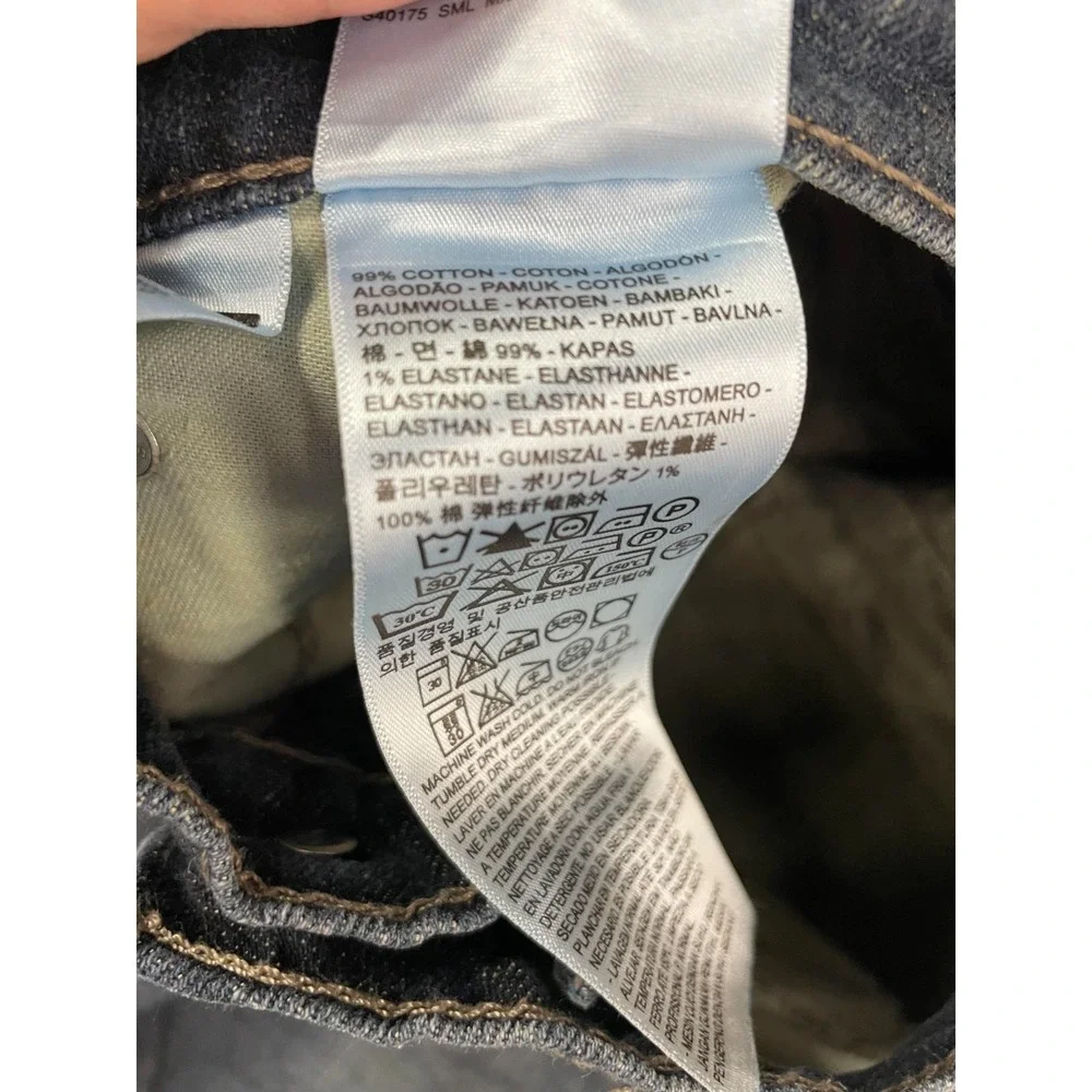 Levis 511 Jeans Mens 29X32 Blue Dark Wash Denim‎ Slim Straight Leg